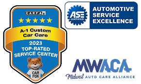 A-1 Custom Car Care Badge